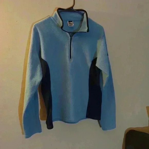 The North Face light weight pull over jacket, blue, large - Picture 2 of 5